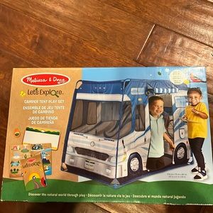 New Melissa and Doug let’s explore camper tent play set